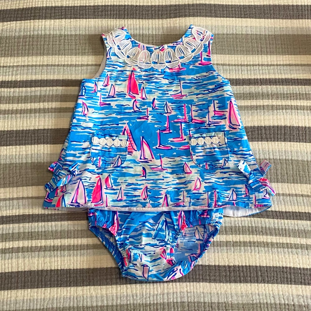 Lilly Pulitzer Boatylicious Baby Shift Dress - Picture 2 of 2